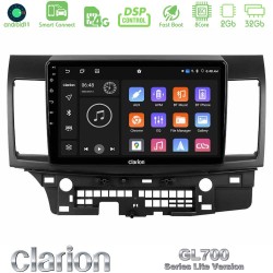 Clarion GL700 Lite Series 8Core Android ClarionOS 2+32GB Mitsubishi Lancer 2008 – 2015 Navigation Multimedia Tablet 10" Με Carplay & Android Auto