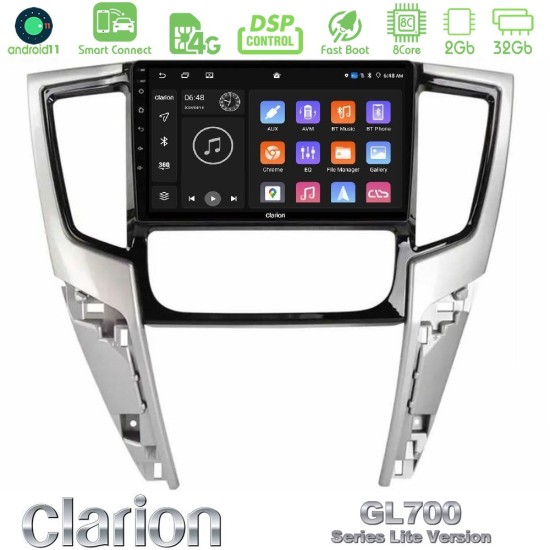 Clarion GL700 Lite Series 8Core Android ClarionOS 2+32GB Mitsubishi L200 2019-2023 Navigation Multimedia Tablet 9" Με Carplay & Android Auto Clarion GL700 Lite Series 8Core Android ClarionOS 2+32GB Mitsubishi L200 2019-2023 Navigation Multimedia Tablet 9" Με Carplay & Android Auto