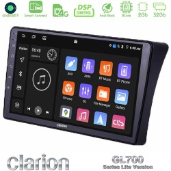 Clarion GL700 Lite Series 8Core Android ClarionOS 2+32GB Nissan Navara D40 Navigation Multimedia Tablet 9" Με Carplay & Android Auto