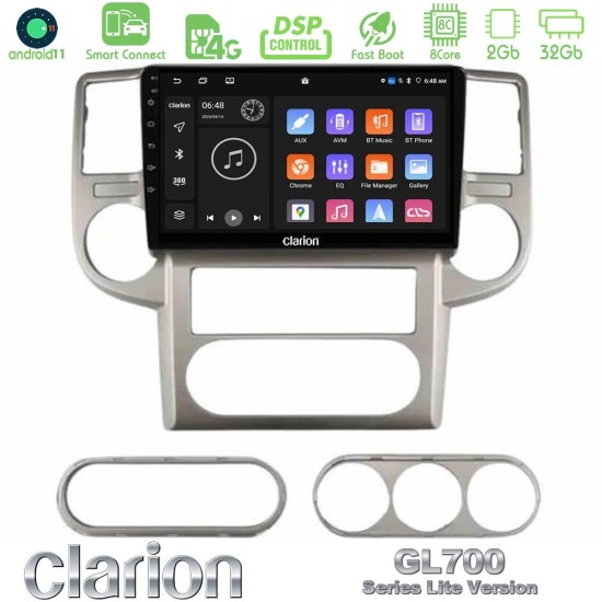 Clarion GL700 Lite Series 8Core Android ClarionOS 2+32GB Nissan X-Trail 2003-2007 Navigation Multimedia Tablet 10" Με Carplay & Android Auto Clarion GL700 Lite Series 8Core Android ClarionOS 2+32GB Nissan X-Trail 2003-2007 Navigation Multimedia Tablet 10" Με Carplay & Android Auto