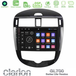 Clarion GL700 Lite Series 8Core Android ClarionOS 2+32GB Nissan Pulsar 2015-2018 Navigation Multimedia Tablet 9" Με Carplay & Android Auto