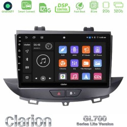Clarion GL700 Lite Series 8Core Android ClarionOS 2+32GB Opel Grandland/Crossland X Navigation Multimedia Tablet 9" Με Carplay & Android Auto