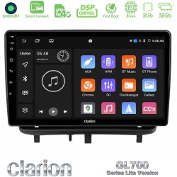 Clarion GL700 Lite Series 8Core Android ClarionOS 2+32GB Opel Corsa D 2006-2014 Navigation Multimedia Tablet 9" Με Carplay & Android Auto (Top Mount)
