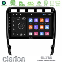 Clarion GL700 Lite Series 8Core Android ClarionOS 2+32GB Porsche Cayenne 2003-2010 Navigation Multimedia Tablet 9" Με Carplay & Android Auto Clarion GL700 Lite Series 8Core Android ClarionOS 2+32GB Porsche Cayenne 2003-2010 Navigation Multimedia Tablet 9" Με Carplay & Android Auto