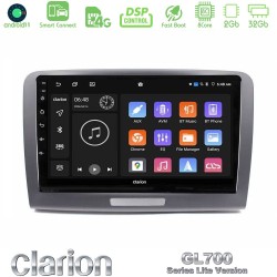 Clarion GL700 Lite Series 8Core Android ClarionOS 2+32GB Skoda Superb 2008-2015 Navigation Multimedia Tablet 9" Με Carplay & Android Auto