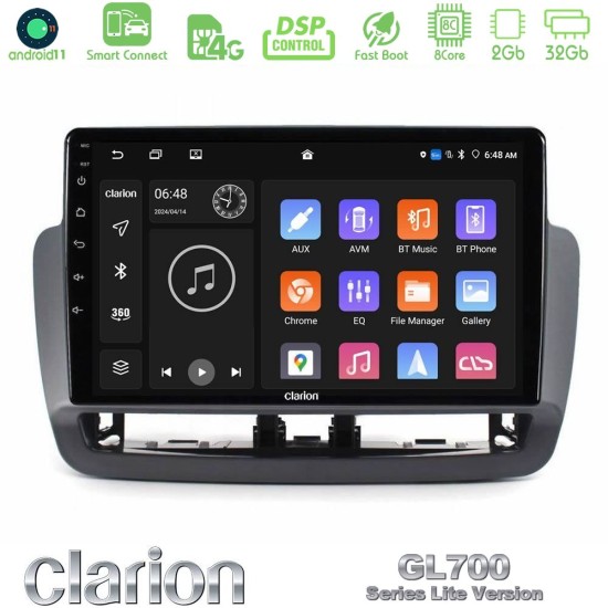 Clarion GL700 Lite Series 8Core Android ClarionOS 2+32GB Seat Ibiza 2012-2015 Navigation Multimedia Tablet 9" Με Carplay & Android Auto Clarion GL700 Lite Series 8Core Android ClarionOS 2+32GB Seat Ibiza 2012-2015 Navigation Multimedia Tablet 9" Με Carplay & Android Auto