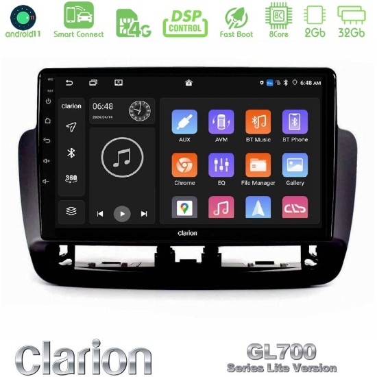 Clarion GL700 Lite Series 8Core Android ClarionOS 2+32GB Seat Ibiza 2012-2015 Navigation Multimedia Tablet 9" Με Carplay & Android Auto Clarion GL700 Lite Series 8Core Android ClarionOS 2+32GB Seat Ibiza 2012-2015 Navigation Multimedia Tablet 9" Με Carplay & Android Auto