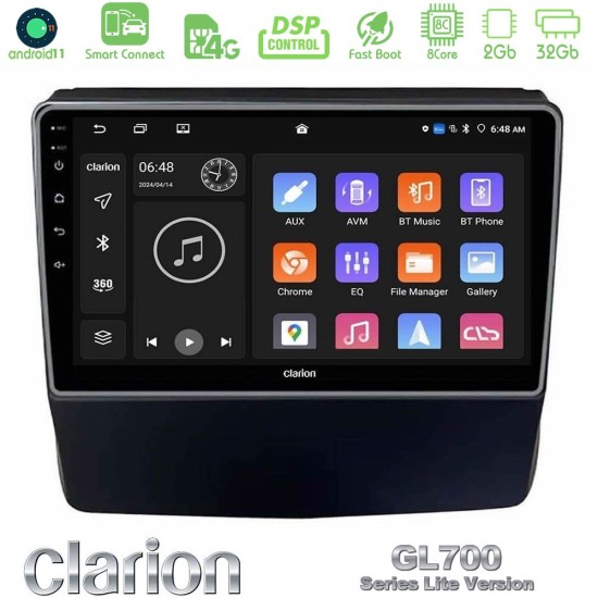 Clarion GL700 Lite Series 8Core Android ClarionOS 2+32GB Subaru Forester/Impreza 2018-2021 Navigation Multimedia Tablet 9" Με Carplay & Android Auto Clarion GL700 Lite Series 8Core Android ClarionOS 2+32GB Subaru Forester/Impreza 2018-2021 Navigation Multimedia Tablet 9" Με Carplay & Android Auto