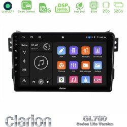 Clarion GL700 Lite Series 8Core Android ClarionOS 2+32GB Suzuki Splash & Opel Agila 2008-2014 Navigation Multimedia Tablet 9" Με Carplay & Android Auto
