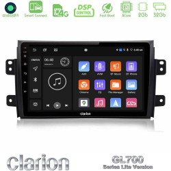 Clarion GL700 Lite Series 8Core Android ClarionOS 2+32GB Suzuki SX4 2006-2014 Fiat Sedici 2006-2014 Navigation Multimedia Tablet 9" Με Carplay & Android Auto