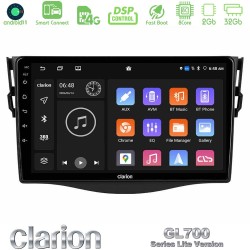 Clarion GL700 Lite Series 8Core Android ClarionOS 2+32GB Toyota RAV4 Navigation Multimedia Tablet 9" Με Carplay & Android Auto