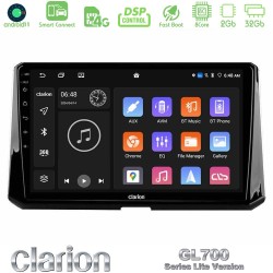 Clarion GL700 Lite Series 8Core Android ClarionOS 2+32GB Toyota Corolla 2019-2022 Navigation Multimedia Tablet 10" Με Carplay & Android Auto