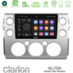 Clarion GL700 Lite Series 8Core Android ClarionOS 2+32GB Toyota FJ 2007-2014 Navigation Multimedia Tablet 9" Με Carplay & Android Auto