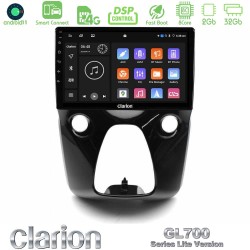 Clarion GL700 Lite Series 8Core Android ClarionOS 2+32GB Toyota Aygo | Citroen C1 | Peugeot 108 Navigation Multimedia 10" Με Carplay & Android Auto