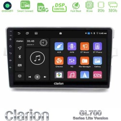 Clarion GL700 Lite Series 8Core Android ClarionOS 2+32GB Toyota Verso 2009-2018 Navigation Multimedia Tablet 9" Με Carplay & Android Auto