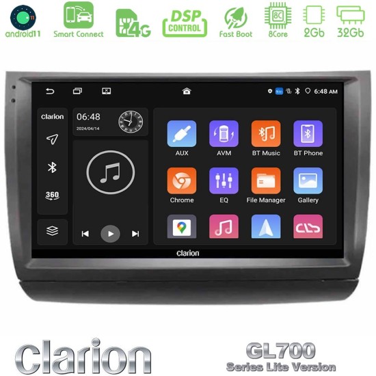 Clarion GL700 Lite Series 8Core Android ClarionOS 2+32GB Toyota Prius 2004-2009 Navigation Multimedia Tablet 9" Με Carplay & Android Auto Clarion GL700 Lite Series 8Core Android ClarionOS 2+32GB Toyota Prius 2004-2009 Navigation Multimedia Tablet 9" Με Carplay & Android Auto
