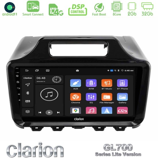 Clarion GL700 Lite Series Toyota iQ 2008 – 2015 8Core Android ClarionOS 2+32GB Navigation Multimedia Tablet 9" Με Carplay & Android Auto Με Carplay & Android Auto