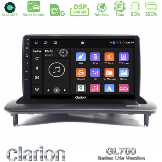 Clarion GL700 Lite Series 8Core Android ClarionOS 2+32GB Volvo S40/C30/C70 Navigation Multimedia Tablet 9" Με Carplay & Android Auto