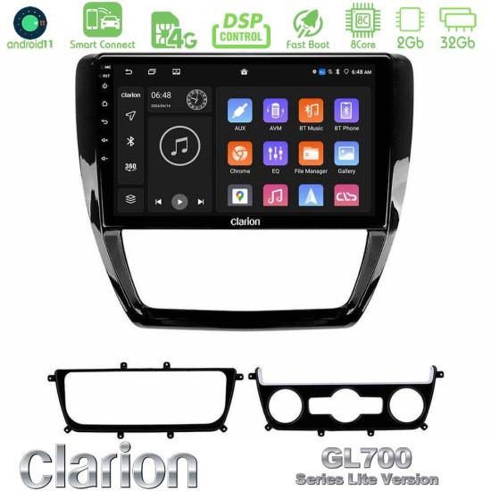 Clarion GL700 Lite Series 8Core Android ClarionOS 2+32GB VW Jetta Navigation Multimedia Tablet 10" Με Carplay & Android Auto
