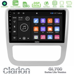 Clarion GL700 Lite Series 8Core Android ClarionOS 2+32GB VW Scirocco 2008-2014 Navigation Multimedia Tablet 9" Με Carplay & Android Auto