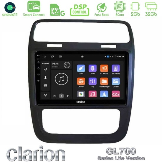 Clarion GL700 Lite Series 8Core Android ClarionOS 2+32GB VW Scirocco 2014 – 2017 Navigation Multimedia Tablet 9" Με Carplay & Android Auto