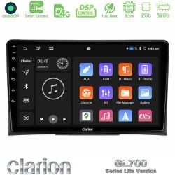Clarion GL700 Lite Series 8Core Android ClarionOS 2+32GB VW Transporter 2003-2015 Navigation Multimedia Tablet 9" Με Carplay & Android Auto