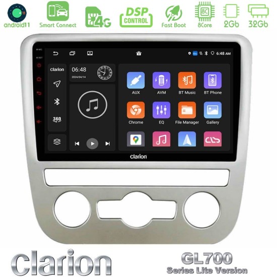 Clarion GL700 Lite Series 8Core Android ClarionOS 2+32GB VW Scirocco 2008 – 2014 Navigation Multimedia Tablet 9" Με Carplay & Android Auto