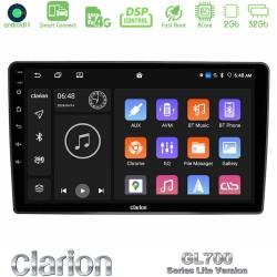 Clarion GL700 Lite Series 8Core Android ClarionOS 2+32GB VW Passat Navigation Multimedia Tablet 9" Με Carplay & Android Auto