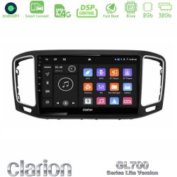 Clarion GL700 Lite Series 8Core Android ClarionOS 2+32GB VW Sharan 2010-2015 Navigation Multimedia Tablet 9" Με Carplay & Android Auto