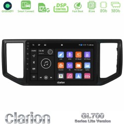 Clarion GL700 Lite Series 8Core Android ClarionOS 2+32GB VW Amarok 2017-2022 Navigation Multimedia Tablet 9" Με Carplay & Android Auto