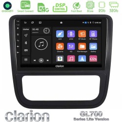 Clarion GL700 Lite Series 8Core Android ClarionOS 2+32GB VW Scirocco 2008-2014 Navigation Multimedia Tablet 9" Με Carplay & Android Auto