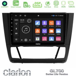 Clarion GL700 Lite Series 8Core Android ClarionOS 6+128GB BMW 1Series E81/E82/E87/E88 (AUTO A/C) Navigation Multimedia Tablet 9" Με Carplay & Android Auto