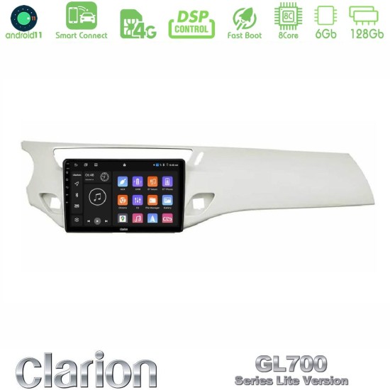 Clarion GL700 Lite Series 8Core Android ClarionOS 6+128GB Citroen C3 2009-2016 Navigation Multimedia Tablet 9" Με Carplay & Android Auto Clarion GL700 Lite Series 8Core Android ClarionOS 6+128GB Citroen C3 2009-2016 Navigation Multimedia Tablet 9" Με Carplay & Android Auto