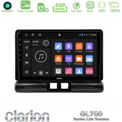 Clarion GL700 Lite Series 8Core Android ClarionOS 6+128GB Citroen C3 2016-> Navigation Multimedia Tablet 9" Με Carplay & Android Auto