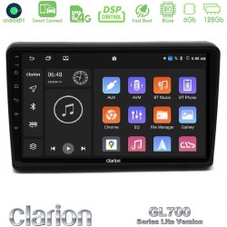 Clarion GL700 Lite Series 8Core Android ClarionOS 6+128GB Citroen C5 2008-2019 Navigation Multimedia Tablet 10" Με Carplay & Android Auto