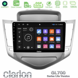 Clarion GL700 Lite Series 8Core Android ClarionOS 6+128GB Chevrolet Cruze 2009-2012 Navigation Multimedia Tablet 9" Με Carplay & Android Auto