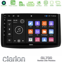 Clarion GL700 Lite Series 8Core Android ClarionOS 6+128GB Chevrolet Aveo 2006-2010 Navigation Multimedia Tablet 9" Με Carplay & Android Auto