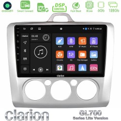 Clarion GL700 Lite Series 8Core Android ClarionOS 6+128GB Ford Focus Manual AC Navigation Multimedia Tablet 9" Με Carplay & Android Auto Clarion GL700 Lite Series 8Core Android ClarionOS 6+128GB Ford Focus Manual AC Navigation Multimedia Tablet 9" Με Carplay & Android Auto