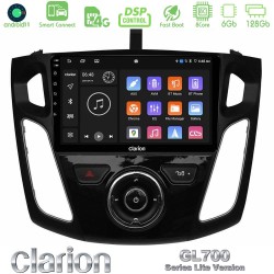 Clarion GL700 Lite Series 8Core Android ClarionOS 6+128GB Ford Focus 2012-2018 Navigation Multimedia Tablet 9" Με Carplay & Android Auto Clarion GL700 Lite Series 8Core Android ClarionOS 6+128GB Ford Focus 2012-2018 Navigation Multimedia Tablet 9" Με Carplay & Android Auto