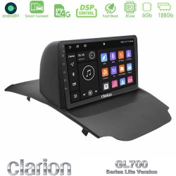 Clarion GL700 Lite Series 8Core Android ClarionOS 6+128GB Ford Ecosport 2014-2017 Navigation Multimedia Tablet 9" Με Carplay & Android Auto Clarion GL700 Lite Series 8Core Android ClarionOS 6+128GB Ford Ecosport 2014-2017 Navigation Multimedia Tablet 9" Με Carplay & Android Auto