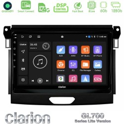 Clarion GL700 Lite Series 8Core Android ClarionOS 6+128GB Ford Ranger 2017-2022 Navigation Multimedia Tablet 9" Με Carplay & Android Auto