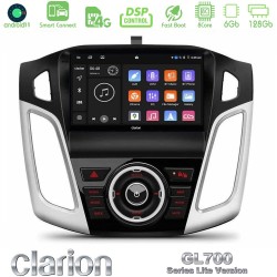 Clarion GL700 Lite Series 8Core Android ClarionOS 6+128GB Ford Focus 2012-2018 Navigation Multimedia Tablet 9" Με Carplay & Android Auto Clarion GL700 Lite Series 8Core Android ClarionOS 6+128GB Ford Focus 2012-2018 Navigation Multimedia Tablet 9" Με Carplay & Android Auto