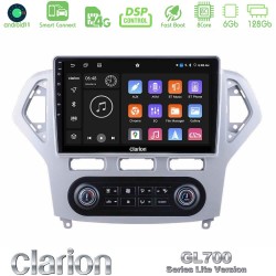 Clarion GL700 Lite Series 8Core Android ClarionOS 6+128GB Ford Mondeo 2007-2011 (Auto A/C) Navigation Multimedia Tablet 10" Με Carplay & Android Auto