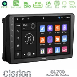 Clarion GL700 Lite Series 8Core Android ClarionOS 6+128GB Ford 2007-> Navigation Multimedia Tablet 9" Με Carplay & Android Auto