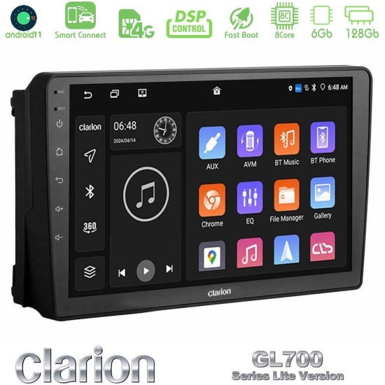Clarion GL700 Lite Series 8Core Android ClarionOS 6+128GB Ford 2007-> Navigation Multimedia Tablet 9" Με Carplay & Android Auto Clarion GL700 Lite Series 8Core Android ClarionOS 6+128GB Ford 2007-> Navigation Multimedia Tablet 9" Με Carplay & Android Auto