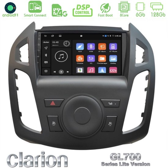 Clarion GL700 Lite Series 8Core Android ClarionOS 6+128GB Ford Transit Connect Navigation Multimedia Tablet 9" Με Carplay & Android Auto Clarion GL700 Lite Series 8Core Android ClarionOS 6+128GB Ford Transit Connect Navigation Multimedia Tablet 9" Με Carplay & Android Auto