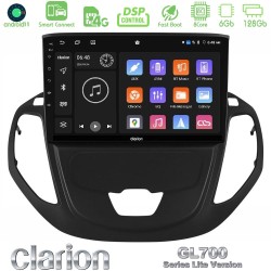 Clarion GL700 Lite Series 8Core Android ClarionOS 6+128GB Ford Transit Courier 2015-2023 Navigation Multimedia Tablet 9" Με Carplay & Android Auto
