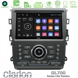 Clarion GL700 Lite Series 8Core Android ClarionOS 6+128GB Ford Mondeo 2014-2021 Navigation Multimedia Tablet 9" Με Carplay & Android Auto Clarion GL700 Lite Series 8Core Android ClarionOS 6+128GB Ford Mondeo 2014-2021 Navigation Multimedia Tablet 9" Με Carplay & Android Auto