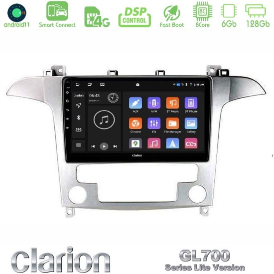 Clarion GL700 Lite Series Ford S-Max 2006-2012 8Core Android ClarionOS 6+128GB Navigation Multimedia Tablet 9" Με Carplay & Android Auto Με Carplay & Android Auto