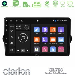 Clarion GL700 Lite Series 8Core Android ClarionOS 6+128GB Fiat Tipo 2015-2022 Navigation Multimedia Tablet 9" Με Carplay & Android Auto Clarion GL700 Lite Series 8Core Android ClarionOS 6+128GB Fiat Tipo 2015-2022 Navigation Multimedia Tablet 9" Με Carplay & Android Auto